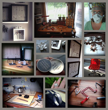 Lisa Hopkins Design: Etched Silver Jewelry
